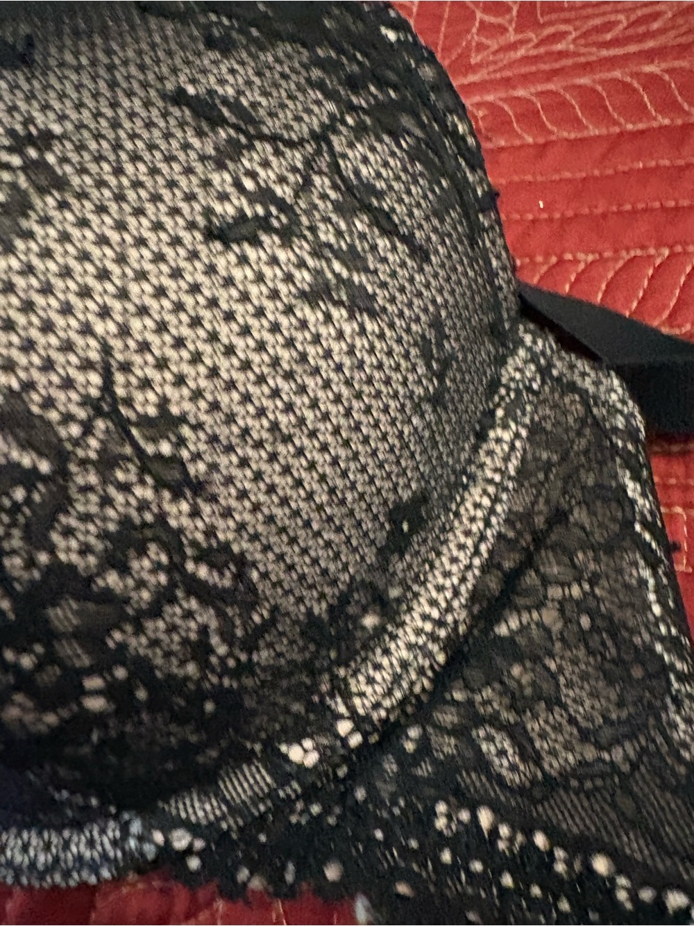 torrid Push Up Black Lace Strapless Bra with Straps. Size 42C. - Picture 5 of 7